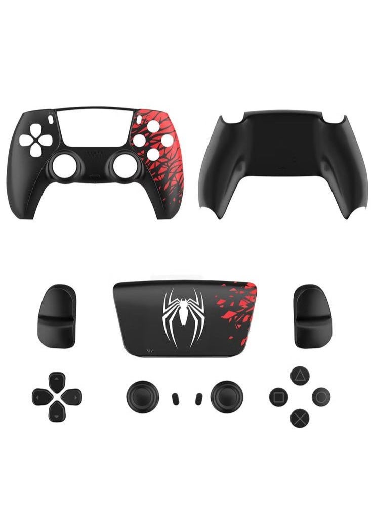 Plastic Cover for PS5 Controller – Spiderman Edition, Compatible with All PS5 Versions BDM 1/2/3/4/5 - Image 1