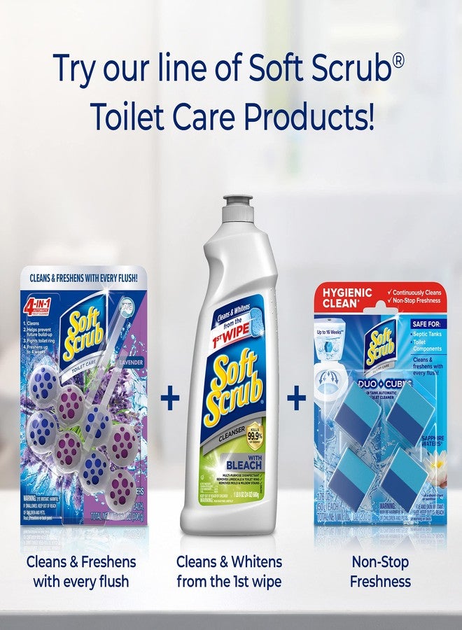 Soft Scrub 4-in-1 Rim Hanger Toilet Bowl Cleaner, Lavender, 2 Count - Image 5