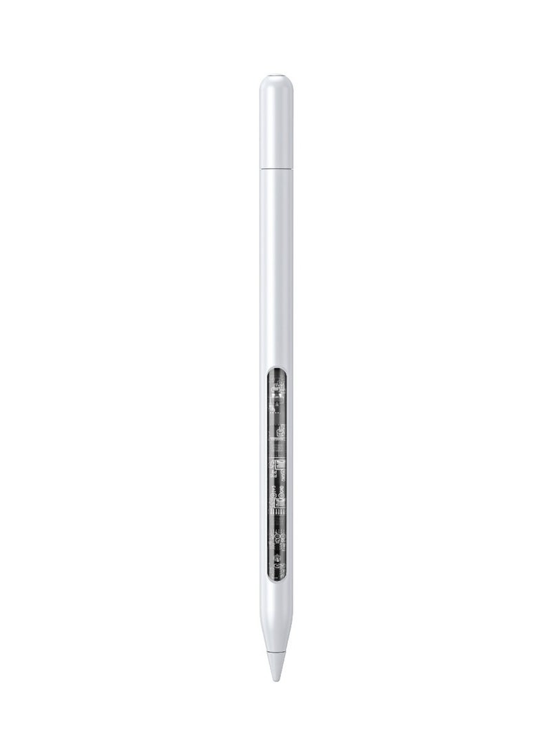 GREEN LION - Find My Stylus Pencil with Advanced Tilt Sensitivity & No Delay, No Offset / Universal Compatibility / iPad Compatible / 3 Months Standby Time / 130 mAh Battery Capacity / 1.5 mm Point Size / 5 min Auto Powe Off - White - Image 1