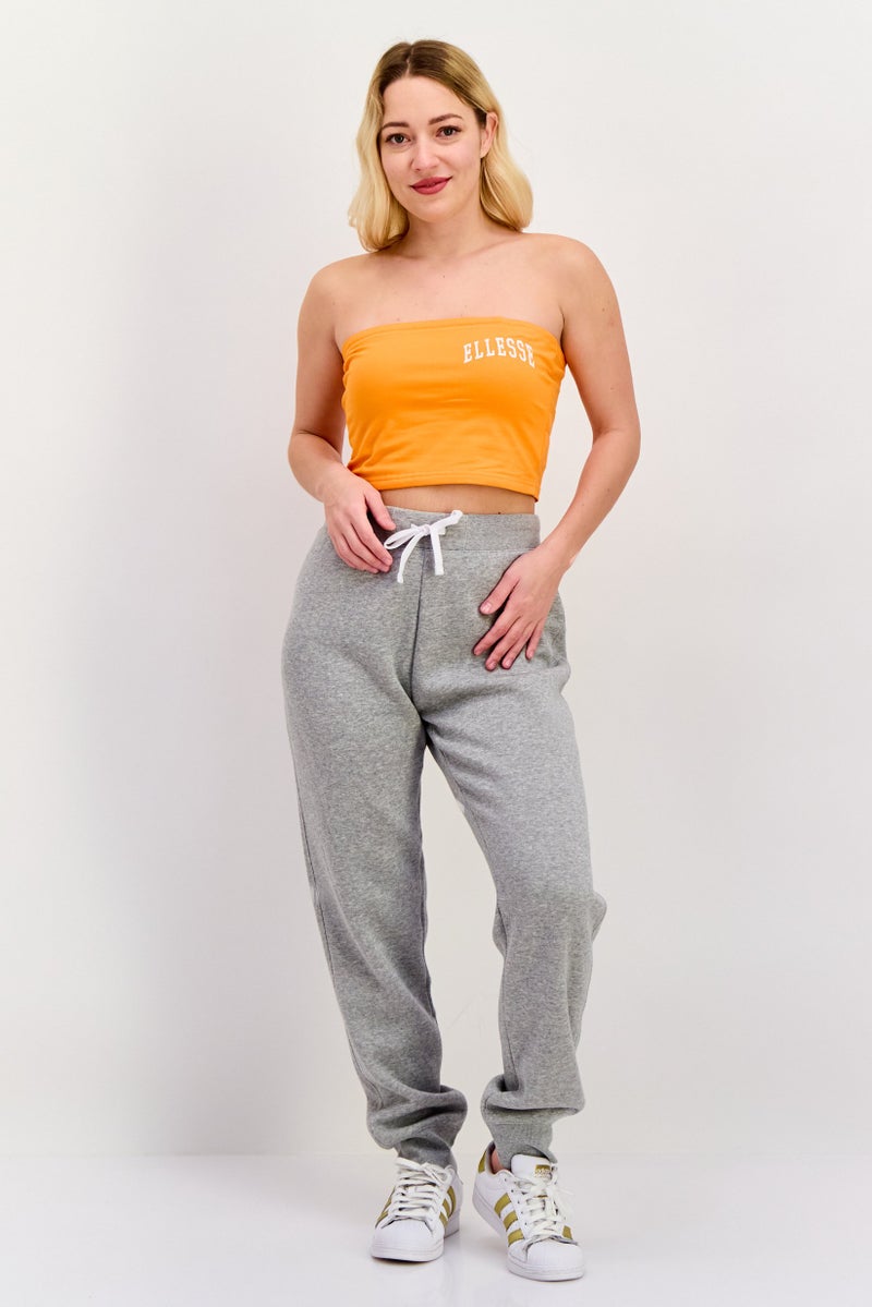 Ellesse Women Sportswear Fit Brand Logo Strapless Top, Orange - Image 3