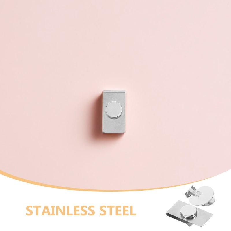 3 Pairs Magnetic Tie Clips For Men: Stainless Steel Invisible Tie Stays Alternative For Wedding Formal Wear Business - Image 5