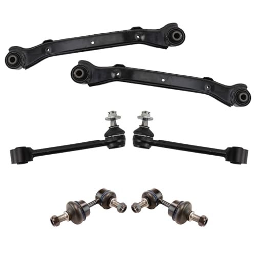 TRQ Rear Suspension Kit Control Arm Control Arm with Ball Joint Sway Bar Stabilizer Link Compatible with 2015-2017 Hyundai Azera 2011-2014 Sonata 2014-2015 Kia Cadenza 2012-2016 Optima - Image 1