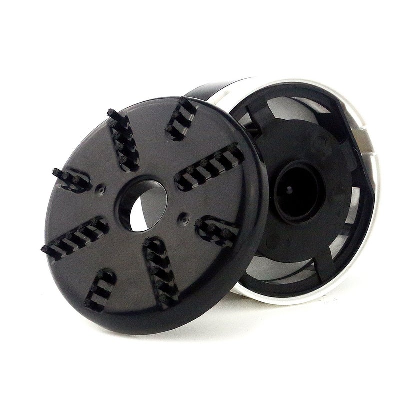 Ogrmar Portable Cordless Mini Desktop Vacuum Desk Dust CleanerDust Sweeper for Home Office Keyboard Black - Image 3