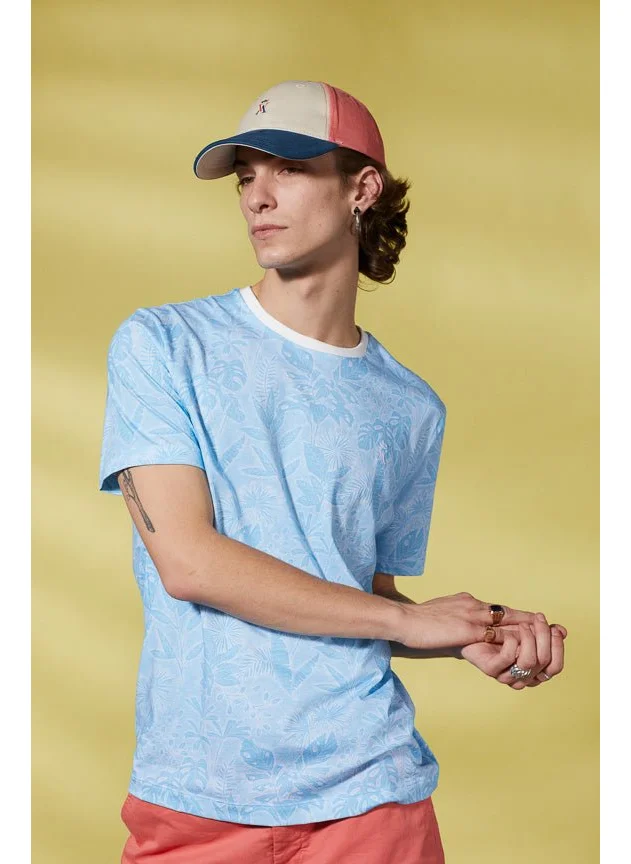 Vicomte A. Tor Sky Blue T-Shirt 100% Cotton