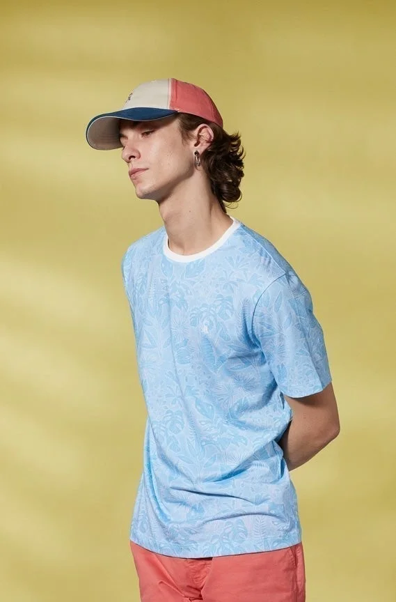 Vicomte A. Tor Sky Blue T-Shirt 100% Cotton
