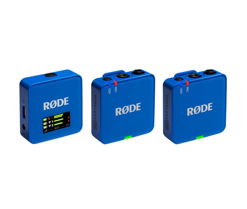 رود RODE Wireless GO Gen 3 Compact Digital Wireless Microphone System – COBALT BLUE WIGOGEN3COB COBALT - Image 1