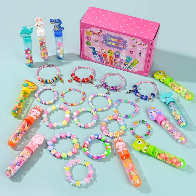 Ulema 24 Pack Return Gifts Charm Bracelet Jewelry Making Kit Birthday Valentine's Day Gifts for Friends - Image 5