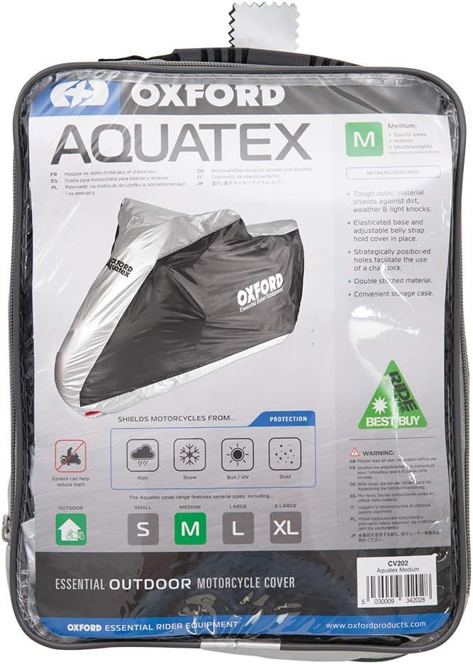 Oxford Aquatex Motorcycle Cover (Medium) - Image 2