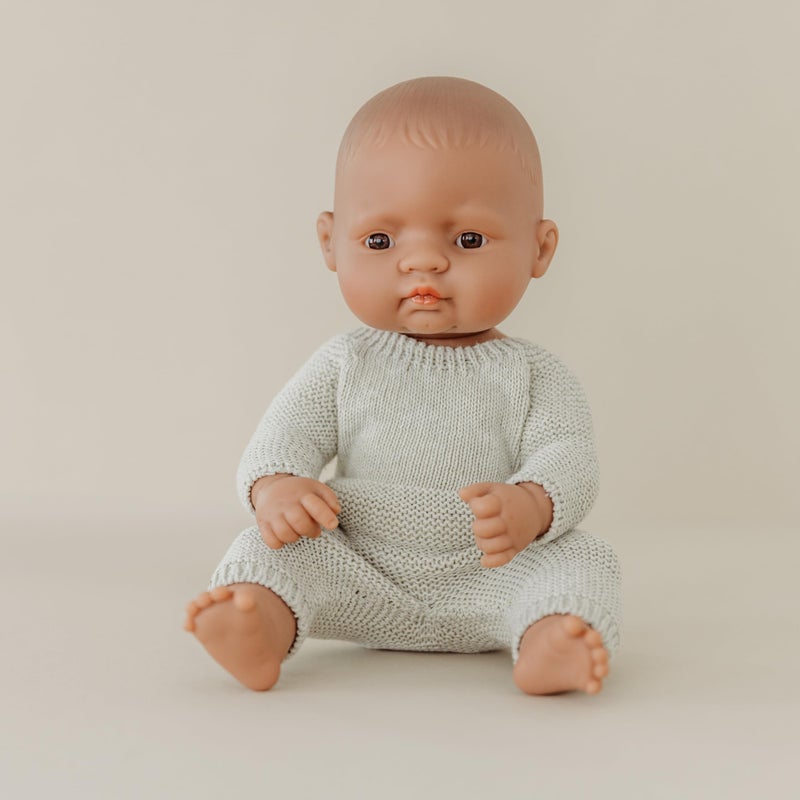 Miniland Doll 12 5/8'' Hispanic Boy (Polybag) - Made in Spain, Anatomically Correct, Quality, Inclusion - Image 2