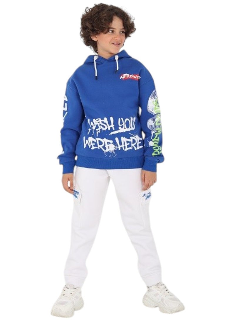 تشويس بيجامة شتوي ملتون ولادي "WORLD" – أفضل اختيار لطفلك في الشتاء كود 201 - Image 1