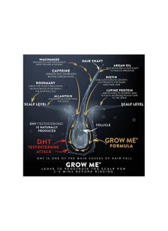 Watermans Waterman's Grow Me Hair Growth Shampoo 250ml  - Image 4