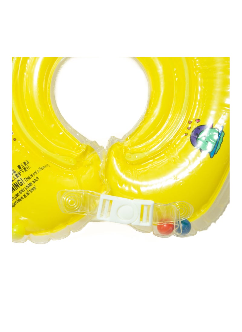 Pikkaboo Pikkaboo-Iswimsafe Infant Neck Floater Yellow With Inflator  - Image 3