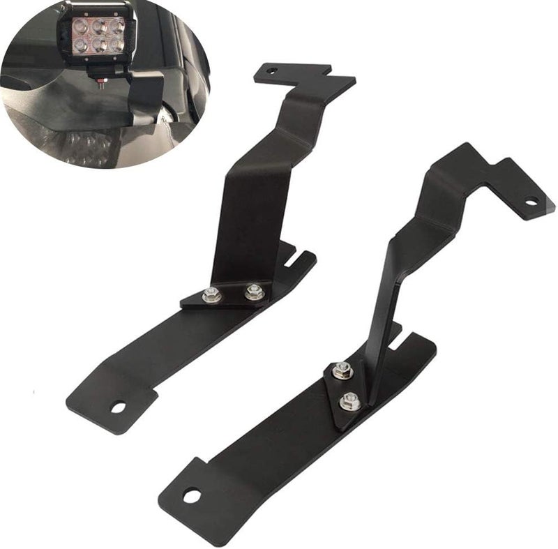 Wsays XJMOTO Upper Hood Hinge A-Pillar LED Pod Mount Bracket for 2011-2016 Ford F250 F350 Super Duty - Image 2