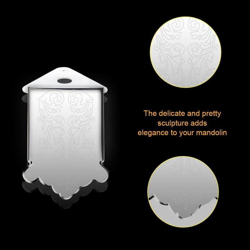 Bnineteenteam Mandolin Tailpiece Mandolin Tailpiece Cover Replacement with Screws Instrument Accessory - Image 3