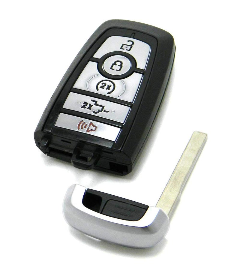 Ford OEM 5-Button Smart Key Fob Remote Compatible With 2017-2020 Ford F-Series Truck (FCC ID: M3N-A2C93142600, P/N: 164-R8166, HC3T-15K601-BB) - Image 4
