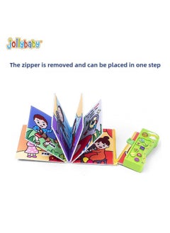 Generic Jollybaby Baby Early Education Cloth Book Can Bite And Tear Book Chinese And English Educational Cognitive Music Removable Washable-Specifications:Musical Instruments  - Image 4