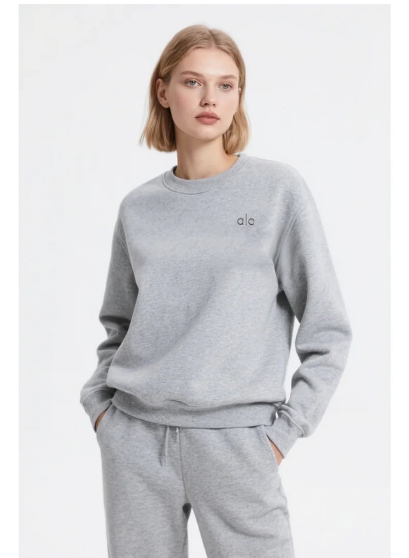 ألو alo casual loose sweatshirt - Image 1