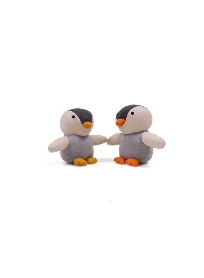 Pluchi Rocky - The Penguin Multicolor 100% Cotton Knitted Stuffed Soft Toys for Babies/Kids, 29 Cm x 24 Cm - Image 2