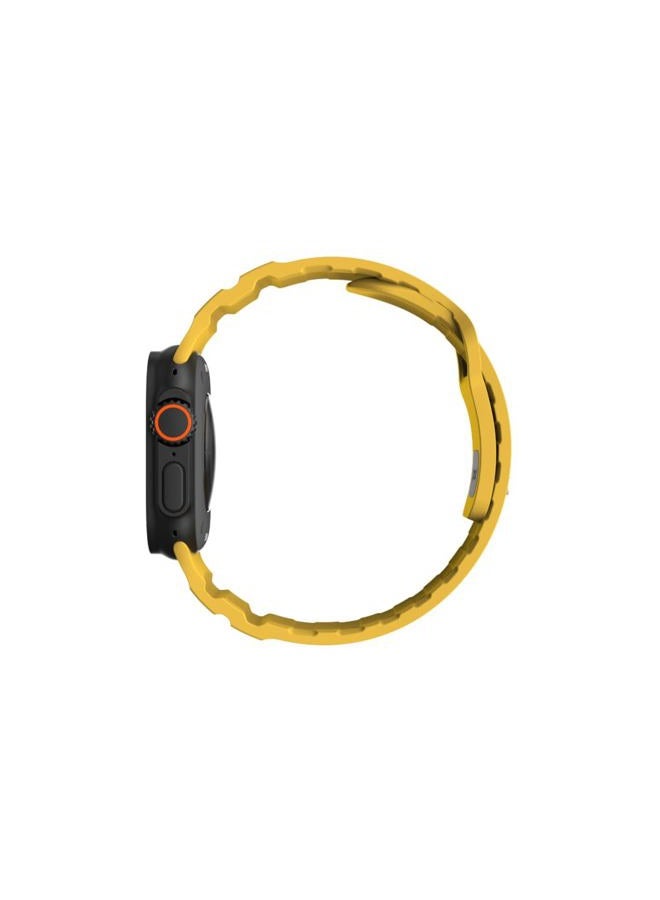 Pout BandLoop Sport, Compatible with Apple Watch 49/46/45/44/42(S1–S3)mm & Ultra/Ultra 2/Ultra 3 – Lightweight Breathable Silicone Band with Ventilation, Pin-and-Tuck Closure, Sweatproof Waterproof - Image 5
