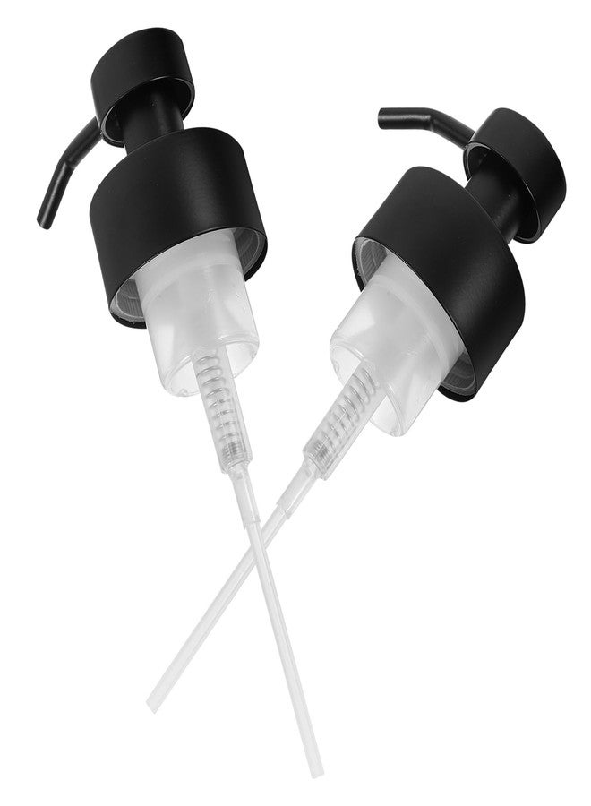 Amosfun 44 mm Soap Lotion Dispenser Pump Head Stainless Steel Thread Replacement for Bathroom Countertop Foam Lotion Bottles 2 Pack - Image 2