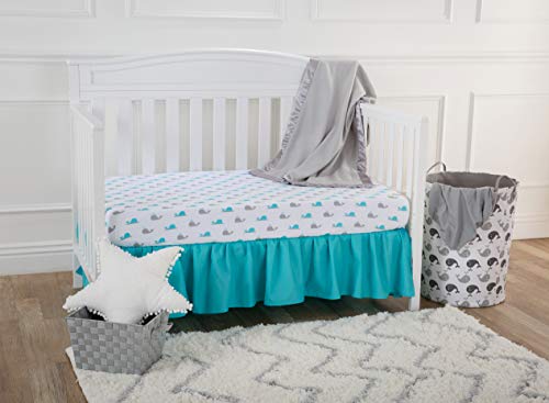TL Care Fleece Blanket with Silk-Like Satin Trim, Soft, Warm & Cozy, Gray, 30" x 40" for Boys and Girls, Perfect for Baby Carrier, Stroller, Travel and Gifting - Image 4