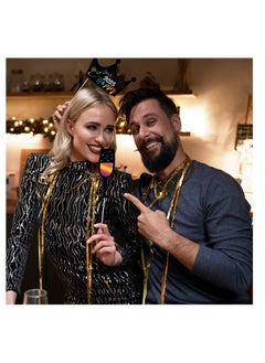 Y&D 21 pcs Happy New Year  Hello 2025 Party  Party Photo Booth Props - Mix of Hats, Lips, Mustaches and More - Fun Novelty Perfect for Birthday, Parties,  New Years Party Favors Costume Party  Decorations Party Supplies - for Adults and Kids  - Image 4