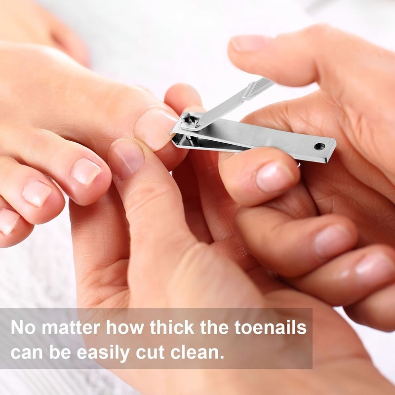 Stainless Steel Nail Clippers 3pcs For Home Manicure Pedicure Clean - Image 5
