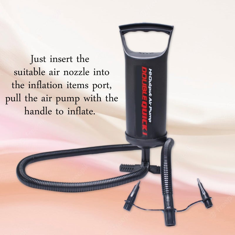 Fully مضخة هواء متعددة الاستخدامات لملء/تفريغ الأريكة، السرير، برك السباحة، الأنابيب، الألعاب، أكياس الهواء، المراتب (أسود) - Image 2