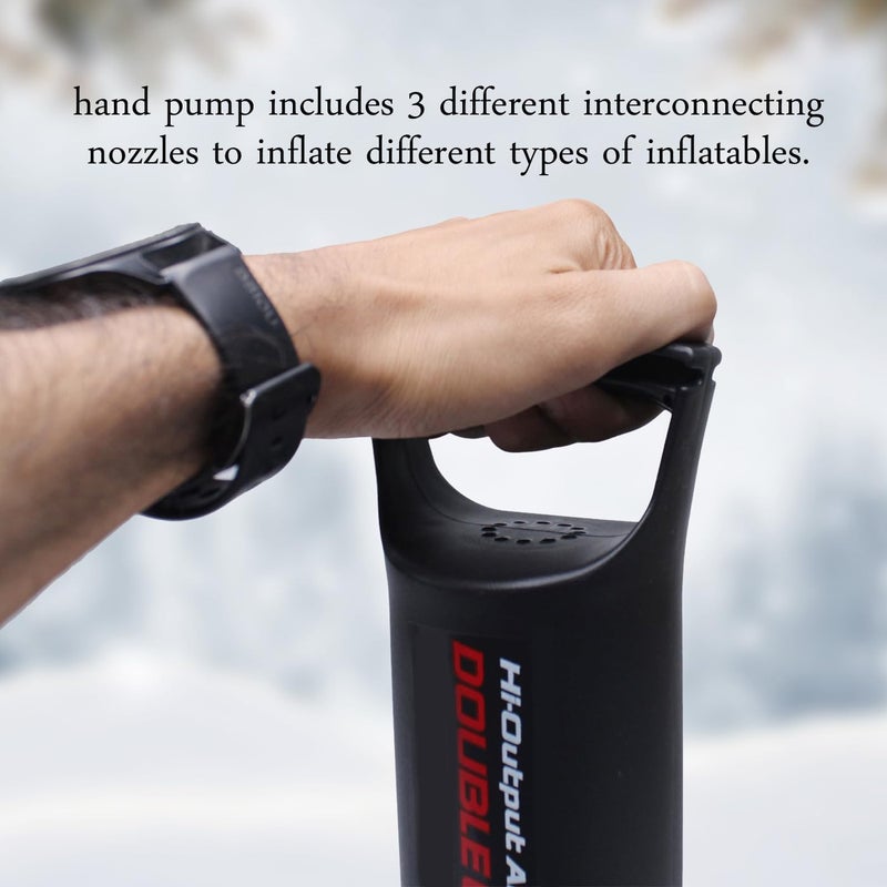 Fully مضخة هواء متعددة الاستخدامات لملء/تفريغ الأريكة، السرير، برك السباحة، الأنابيب، الألعاب، أكياس الهواء، المراتب (أسود) - Image 4