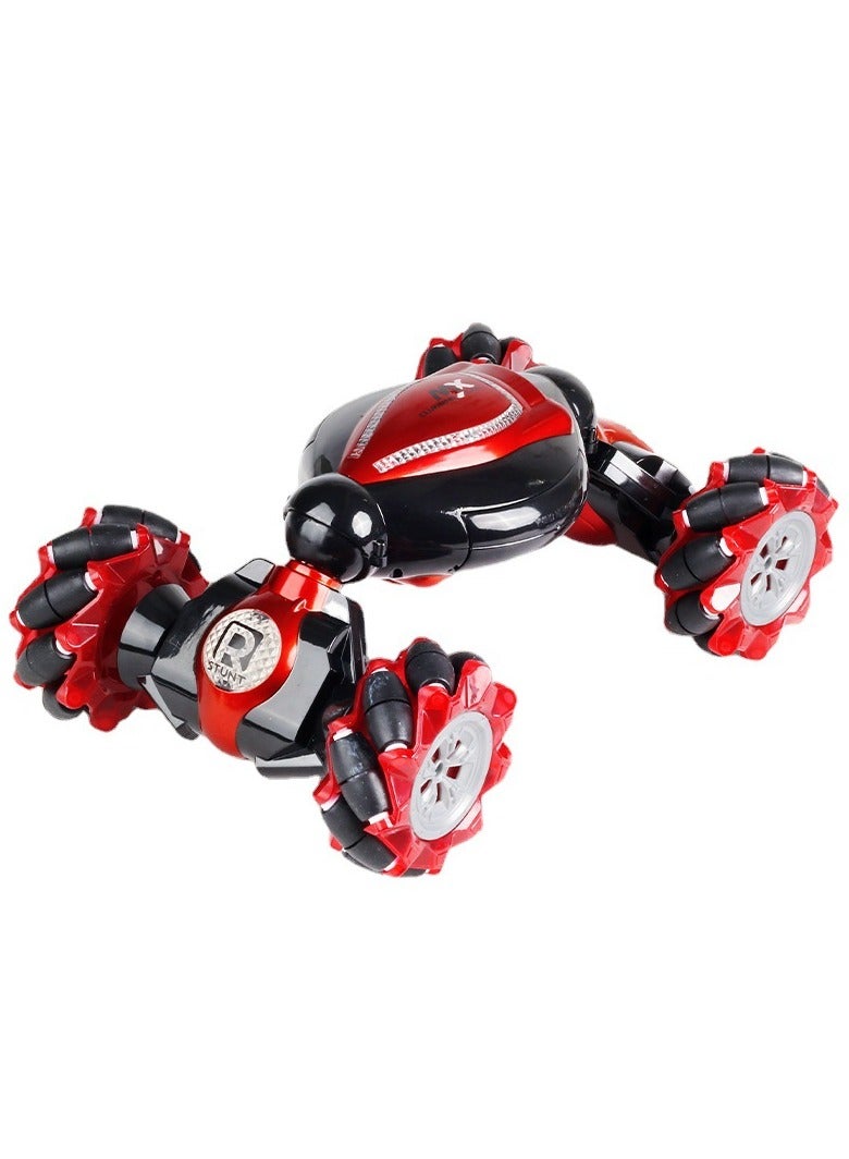 سيارات تحويلية يتم التحكم بها يدويًا 4WD، سيارة تحكم عن بعد 2.4 جيجا هرتز، سيارة استشعار بالإيماءات، سيارة دوارة مزدوجة الجوانب على الطرق الوعرة، سيارة كهربائية قابلة للتحويل 360 درجة عكسية - Image 2