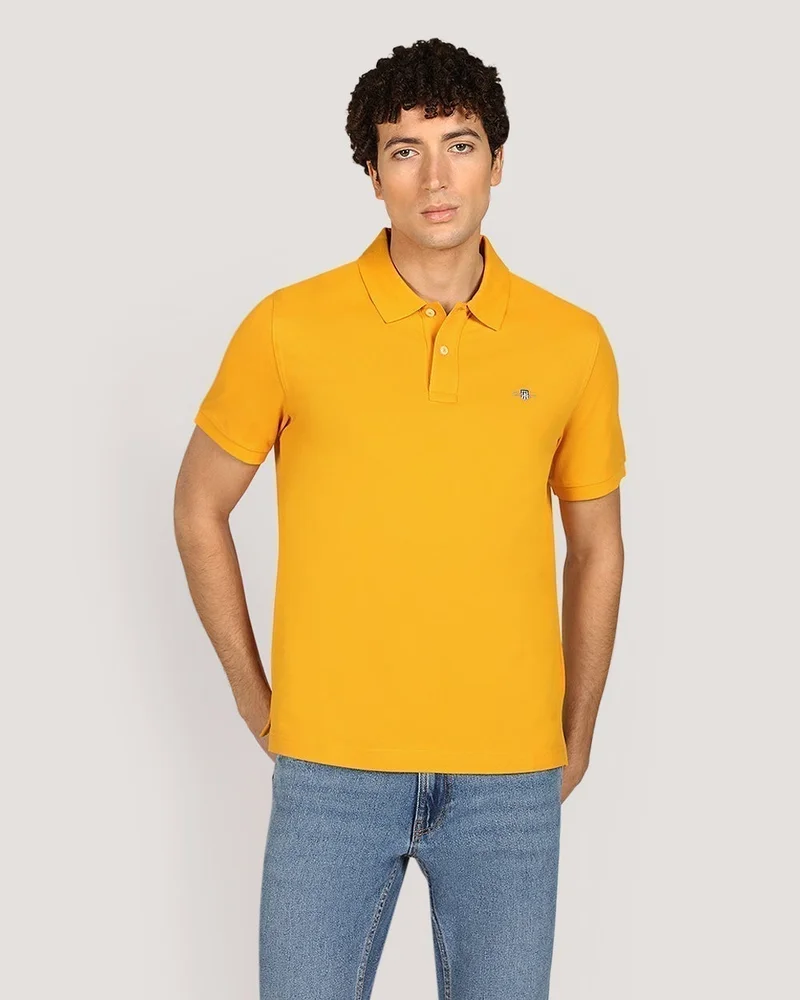 GANT Regular Shield Short Sleeve Piqué Polo Shirt