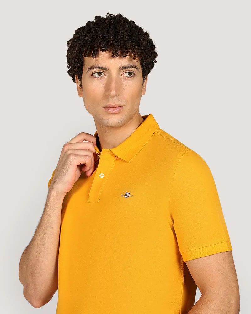GANT  Regular Shield Short Sleeve Piqué Polo Shirt for Men | Best Price UAE