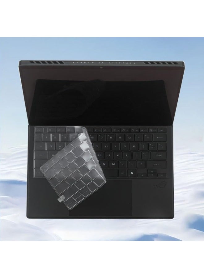 general Compatible with the 13.4-inch ASUS ROG Flow Z13 (2025) GZ302E Highly Transparent TPU Silicone Laptop Keyboard Cover and HD Scratch-Resistant Screen Protector - Image 4