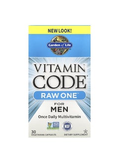 Garden of Life, Vitamin Code, Raw One For Men Once Daily Multivitamin, 30 Vegetarian Capsules