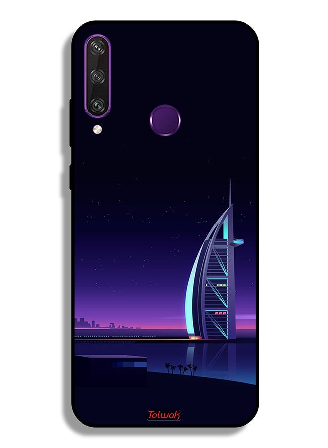 Tolwak Huawei Y6p Protective Case Cover Burj Arab Digital Art - Image 2