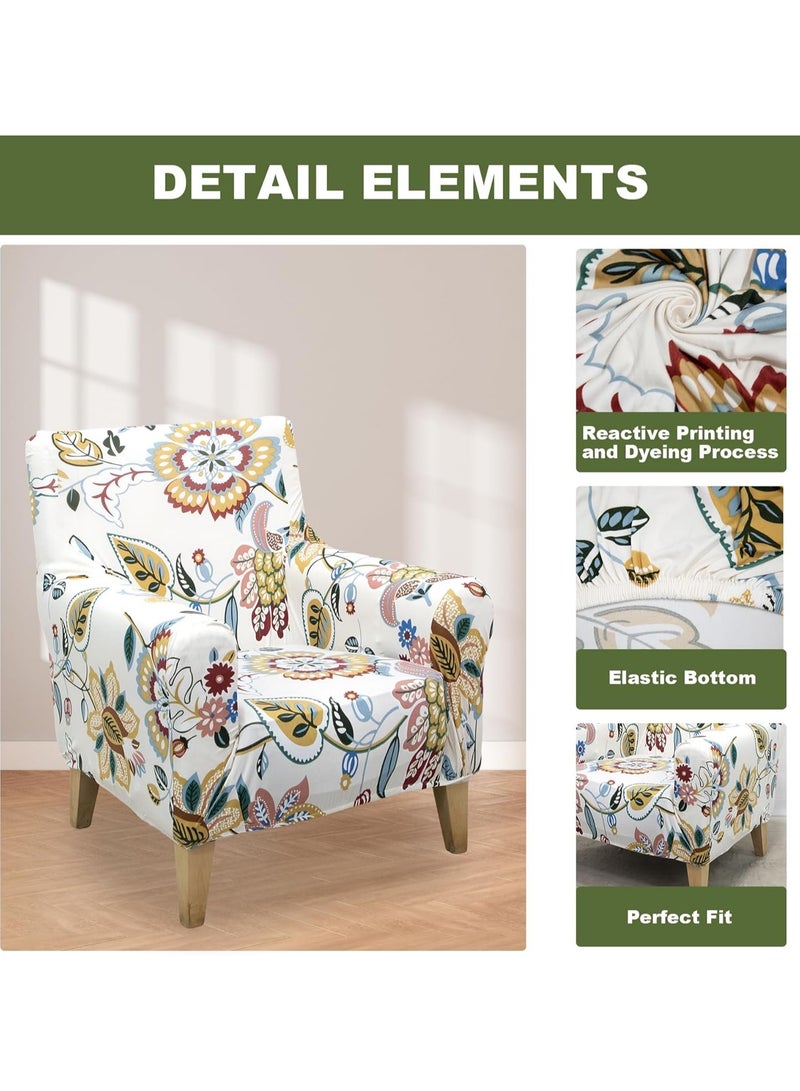 general Banquet armchair Sliding cover Stretch chair cover 1 piece armchair sofa cover Soft armchair cover Detachable and washable single sofa cover Living room furniture protector - Image 3