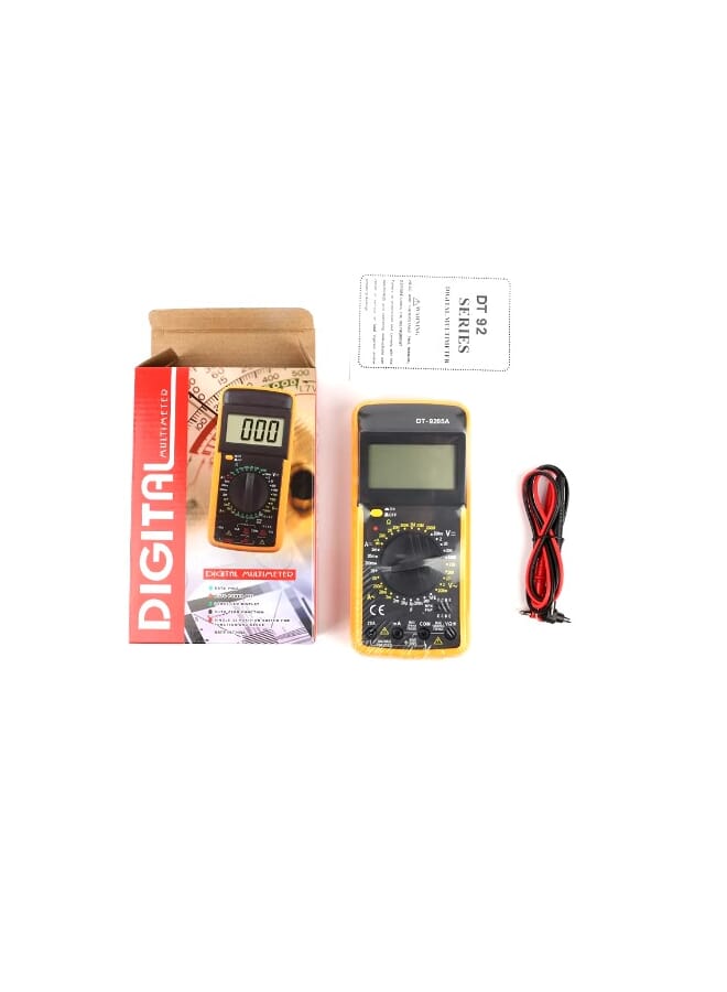 جهاز قياس متعدد رقمي احترافي من Newwst DT9205A يعمل بتيار متردد/تيار مستمر لاختبار ترانزستور الجهد الحالي  - Image 3