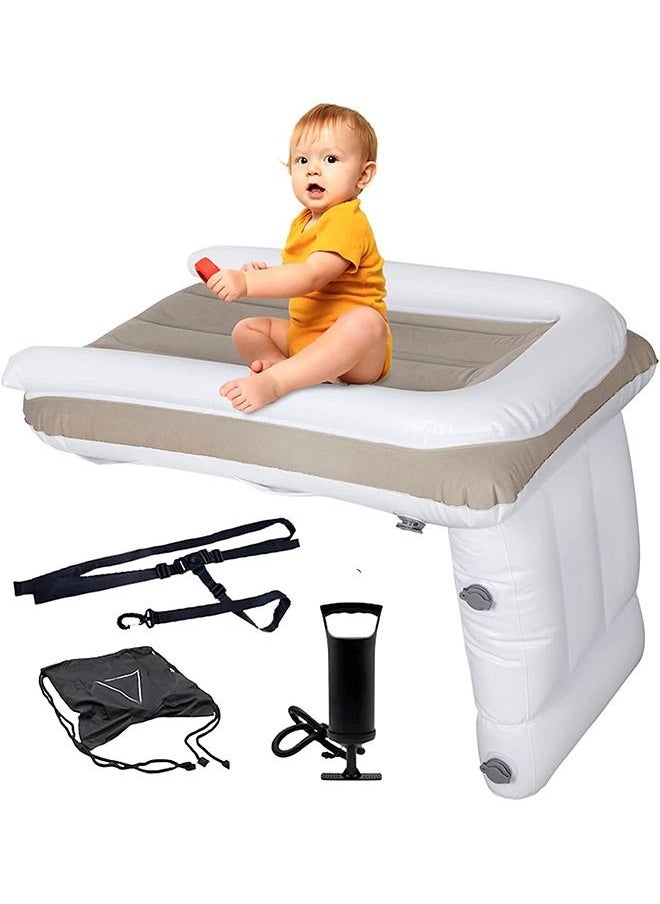 Arabest - Inflatable Airplane Bed for Kids, Flyaway Plane Bed for Toddler Travel,Adjustable Hight Baby Bed Fits Most Airplane Economy Seats, Car Seat, Convenient and Safe Child Sleeper Bed - Image 1