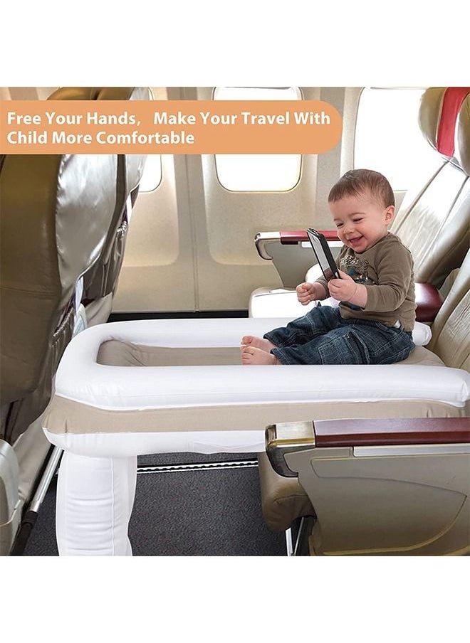 Arabest - Inflatable Airplane Bed for Kids, Flyaway Plane Bed for Toddler Travel,Adjustable Hight Baby Bed Fits Most Airplane Economy Seats, Car Seat, Convenient and Safe Child Sleeper Bed - Image 1