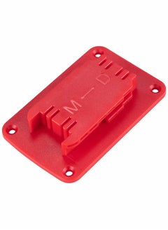 Y&D Tool holder, 5 Packs Holder Mount for Milwaukee M18 Tool, Also Fit Dewalt 20V, 12V Drill Holder, Hanger (Lot of 5, Red)  - Image 4