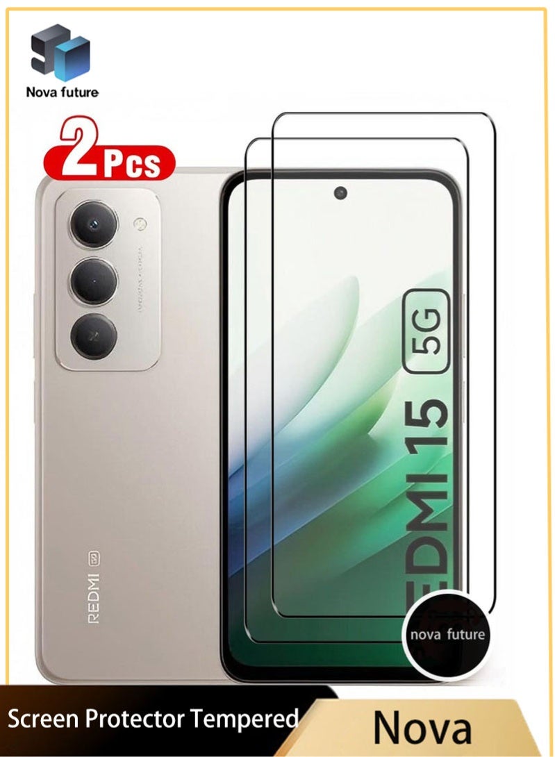 novafuture Novafuture Redmi 15 Screen Protector temperedglass ZBC9751804637DA336379Z