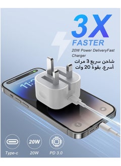 SH PROTECT TOUCH Original  20W Chager 60w 3A Braided   Cable and USB-C Airphone [MFi Certified] For iPhone 16/15/Plus/Pro/16 Pro Max.  - Image 4