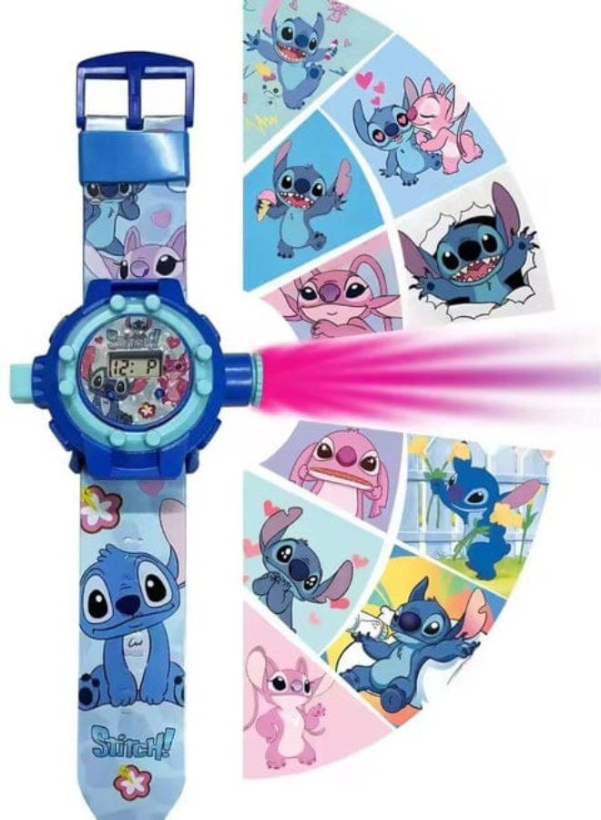 Stitch Projector Watch for Kids – Cartoon Design - Image 2