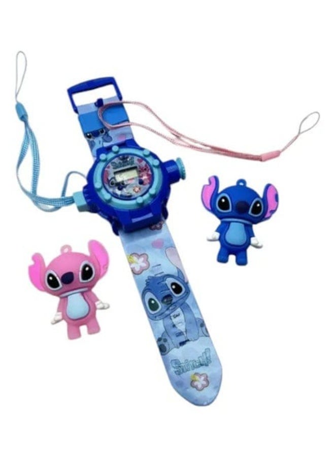 Stitch Projector Watch for Kids – Cartoon Design - Image 1