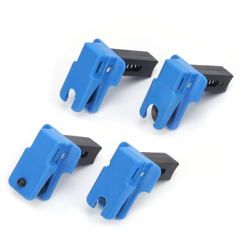 ABS Vertical Pipe Clamp Car Brake Hose Clip - High Bending Strength Auto Tube Clamp for Auto Repair - Image 1