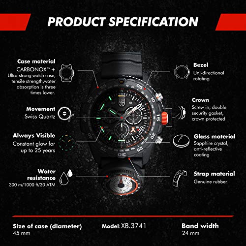 Luminox Men's Bear Grylls Survival Master 3740 Series Swiss Quartz Watch - Image 5