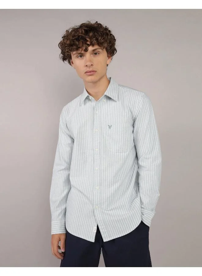 امريكان ايجل AE Slim Fit Everyday Oxford Button-Up Shirt