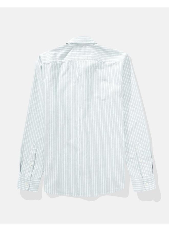 American Eagle AE Slim Fit Everyday Oxford Button-Up Shirt  - Image 4