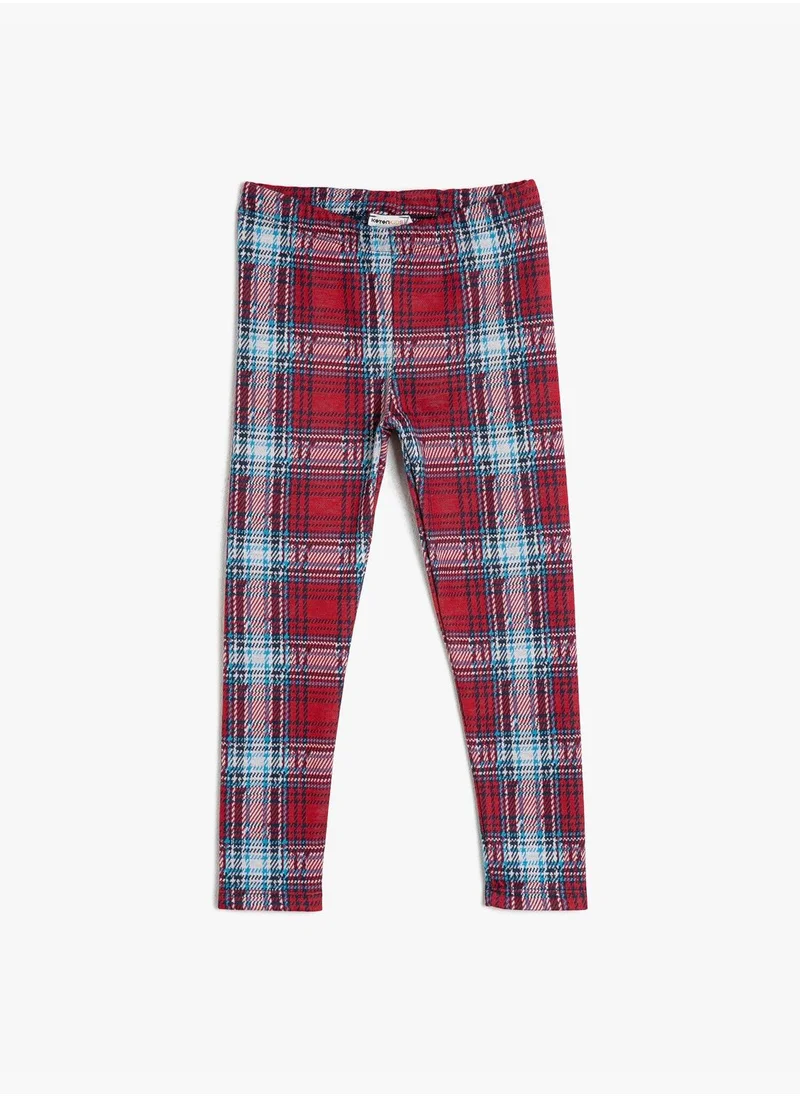 KOTON Check Leggings