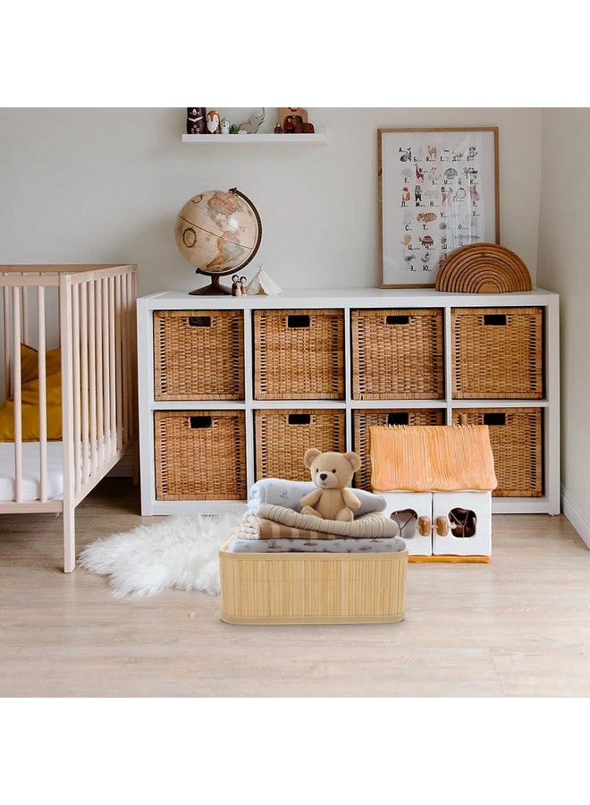 Cabilock 3Pcs Woven Storage Baskets for Organizing Sundries, Decorative Baskets for Shelves, Multi-Purpose Organizer for Kitchen, Bathroom, and Living Room - Image 5